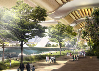 Illustration for article titled This amazing floating underwater city may become a reality in China